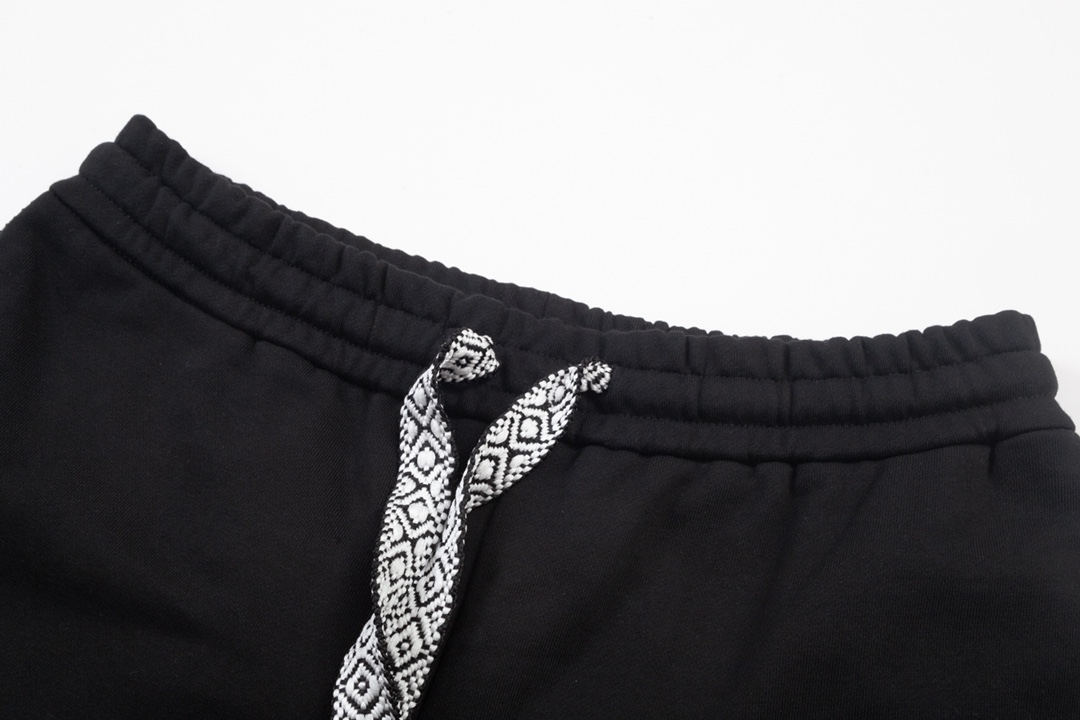 Webbing Splice Embroidered Shorts