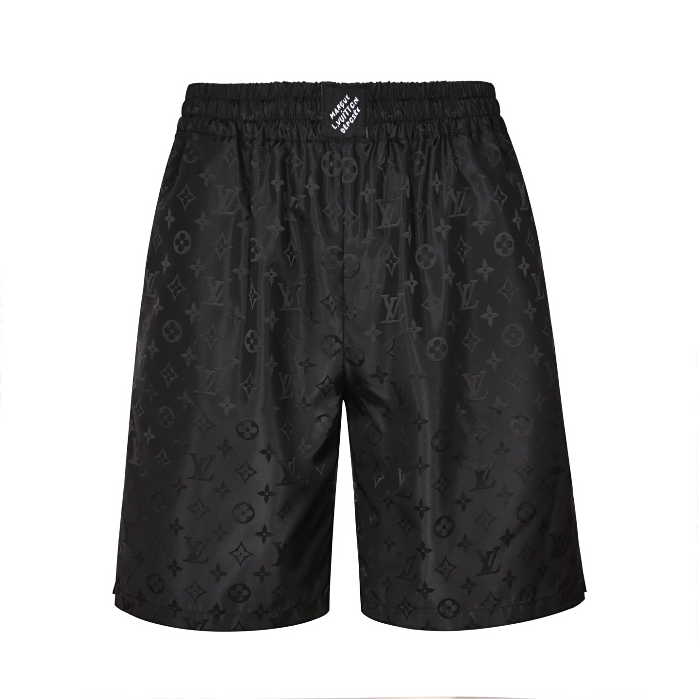 Waist small logo print shorts