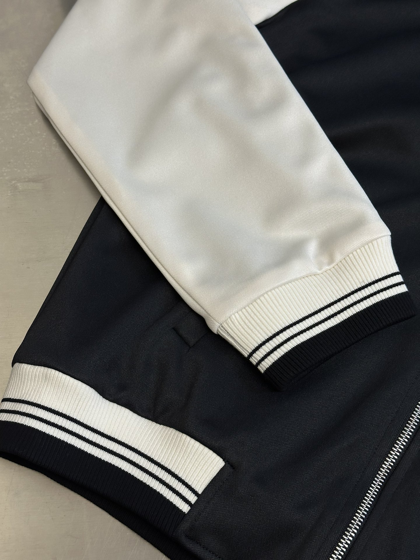 Embroidered Arc de Triomphe Baseball Jacket