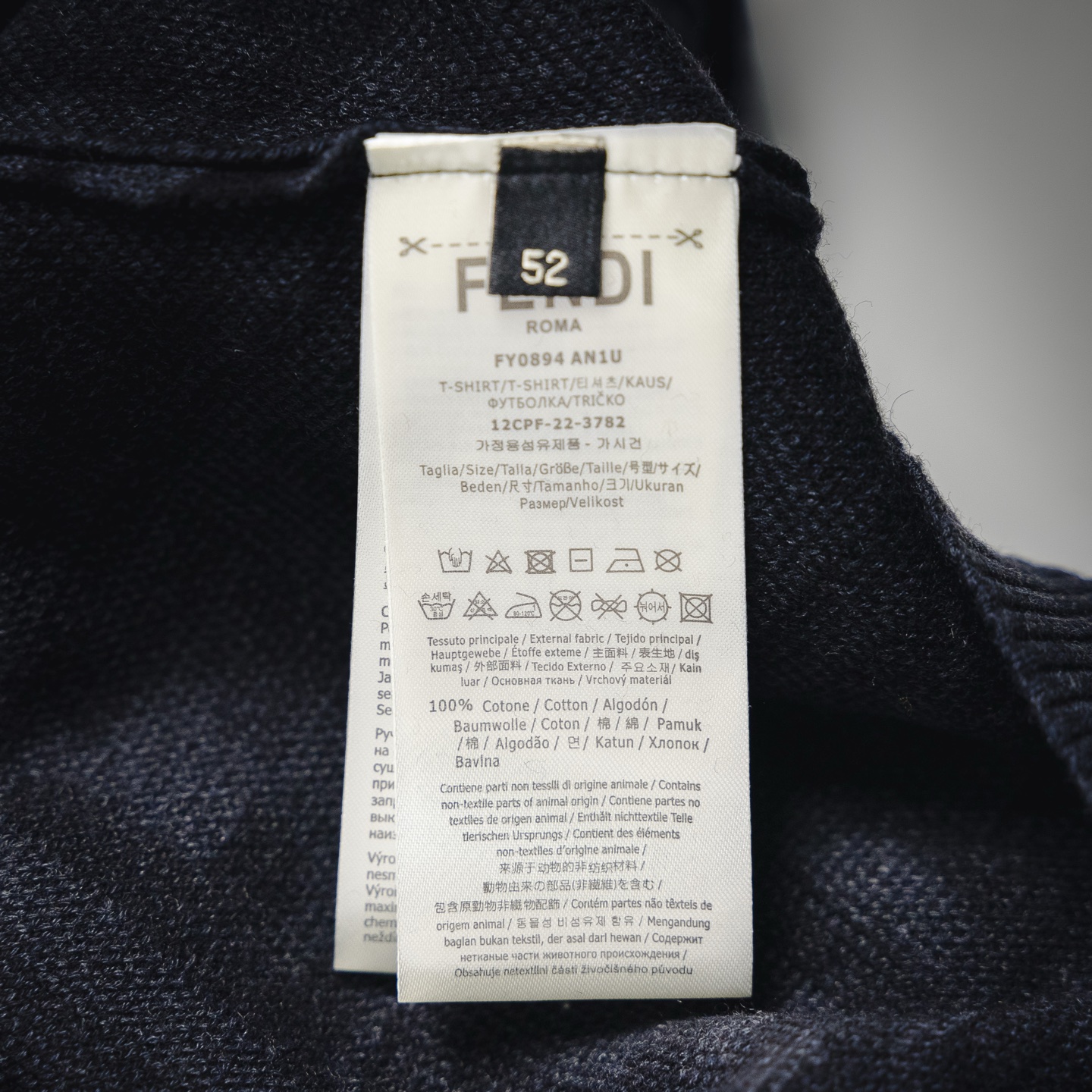 Diagonal Twill FF Pullover Knit Sweater