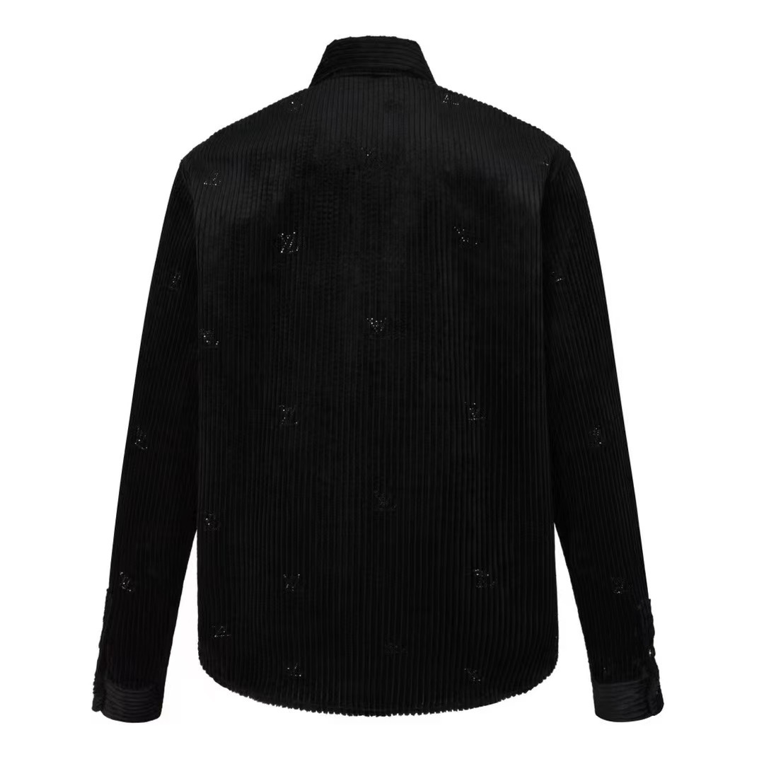 Button-up Corduroy Long Sleeve Shirt
