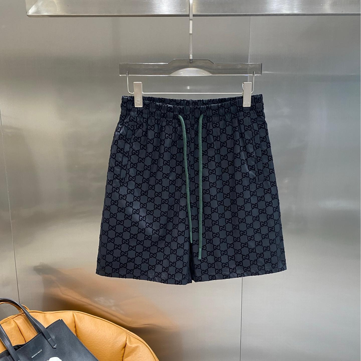 Black Classic Double G Shorts