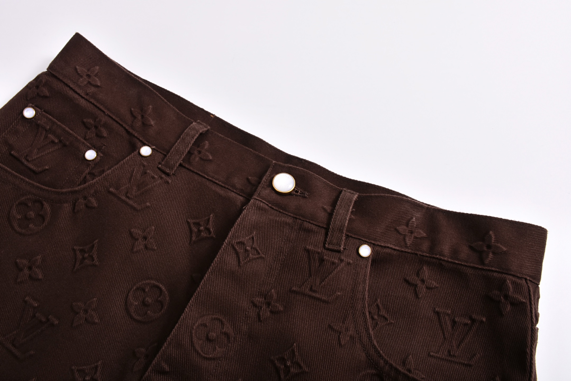 Carpenter All Over Printed Embossed Jeans