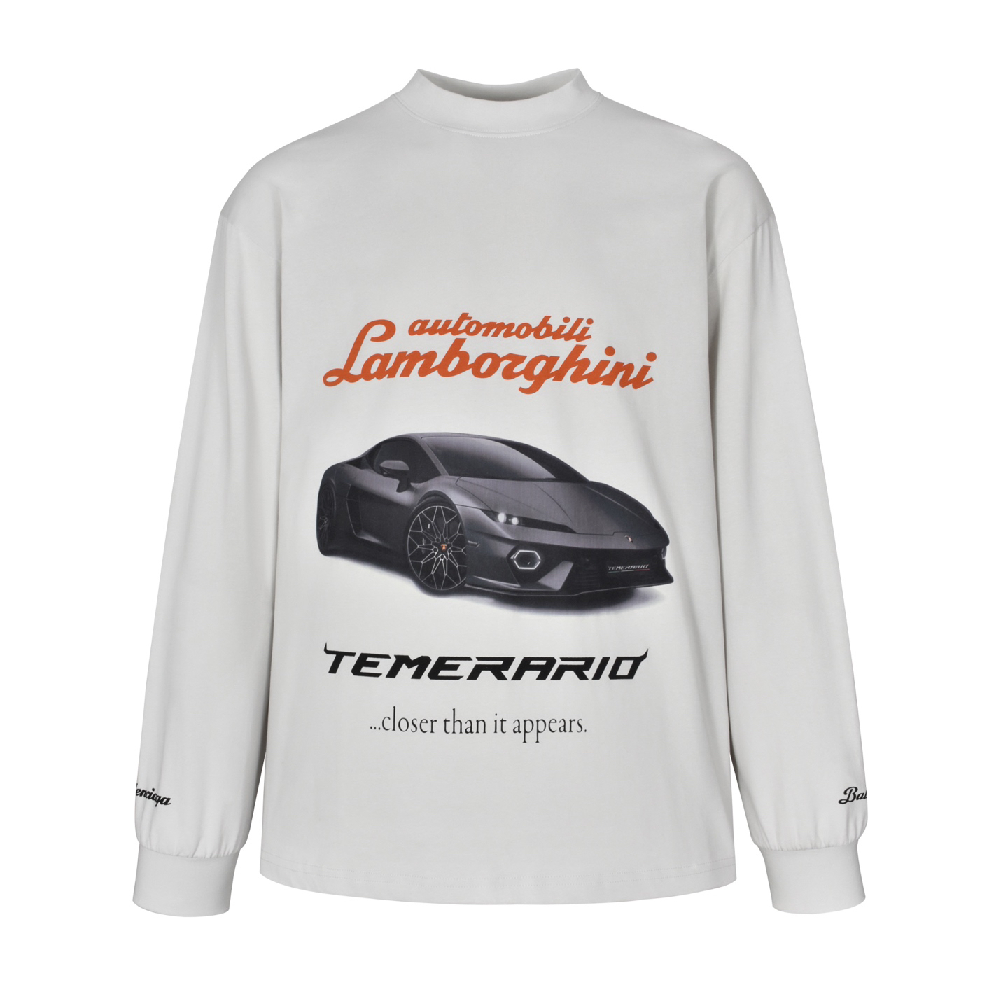 Racing (off-white) crew neck sweatshirt