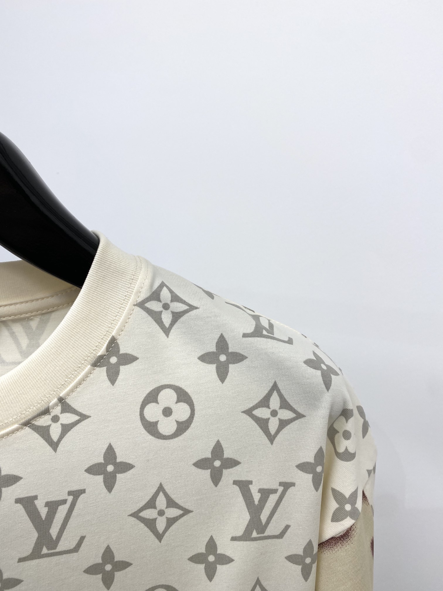 All-over Printed Flame Cloud Crew Neck T-Shirt