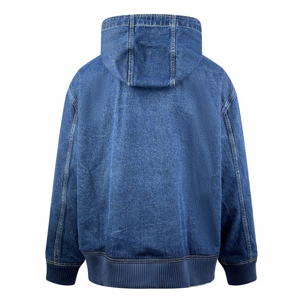 Cistian Signature Hooded Denim Jacket