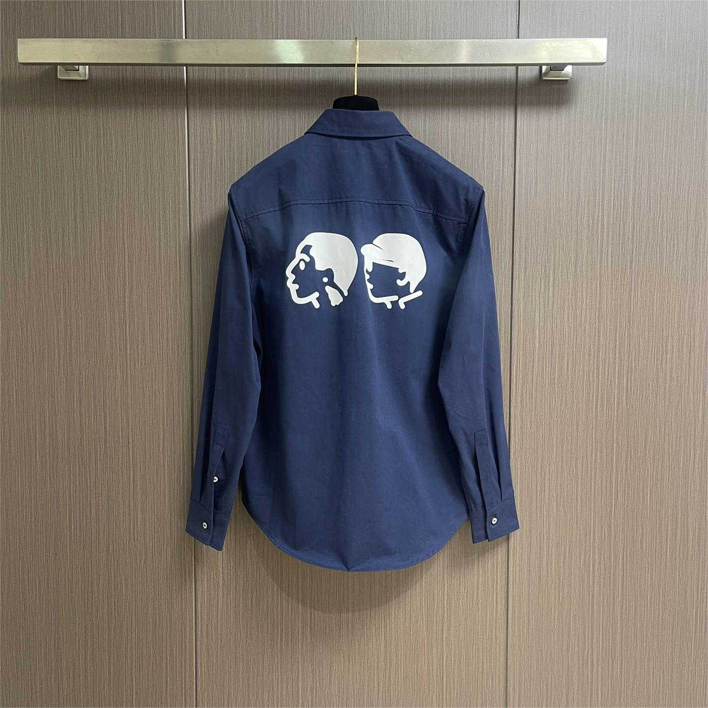 Printed Long Sleeve Shirt