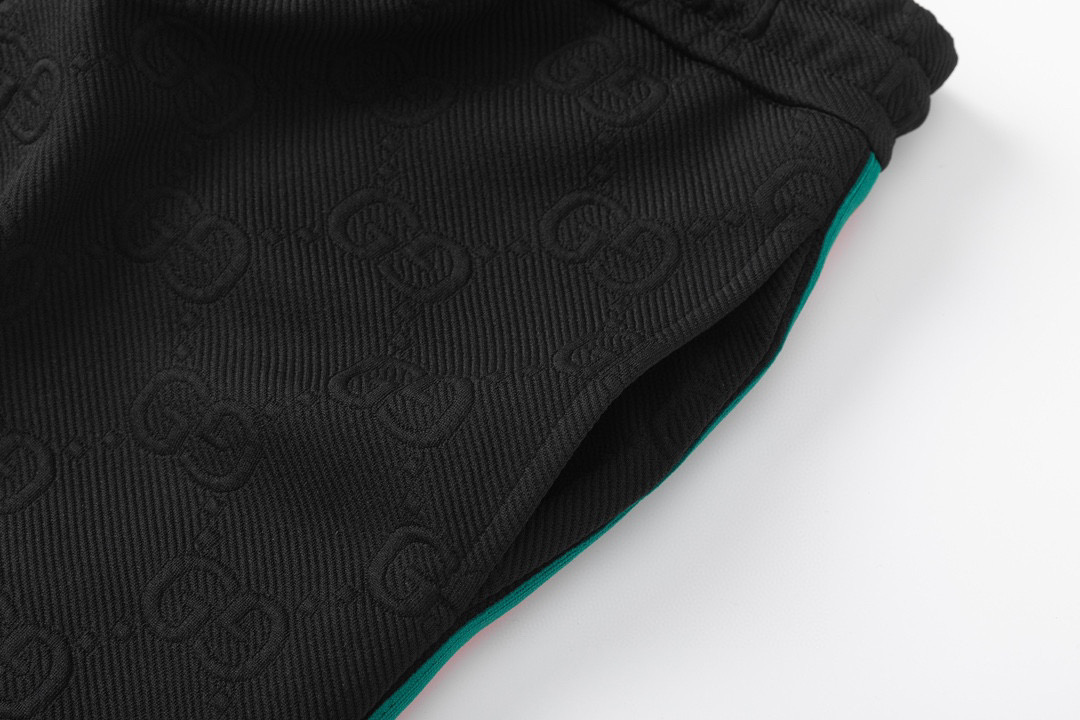 Double G Embroidery Side Stripe Shorts