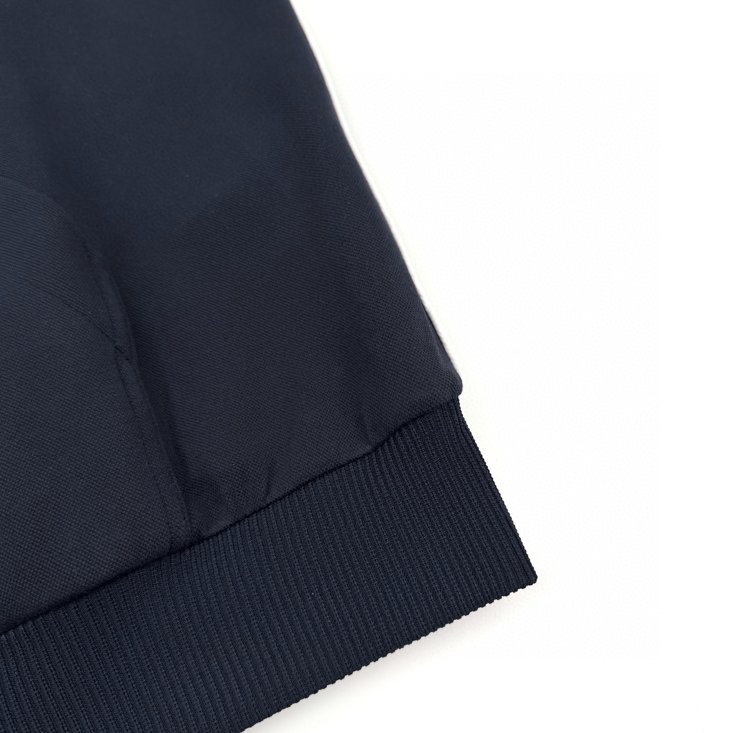 Embossed logo half-zip sweatshirt