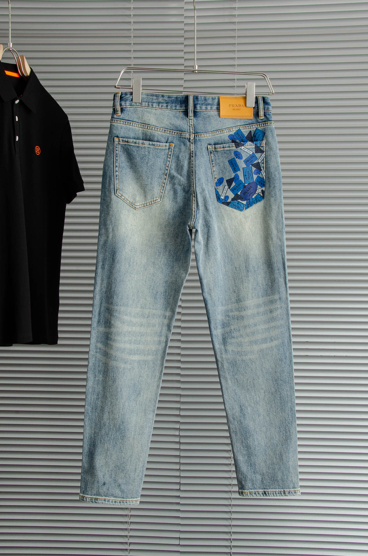 2025SS Men's Fashion Straight-Leg Denim Jeans