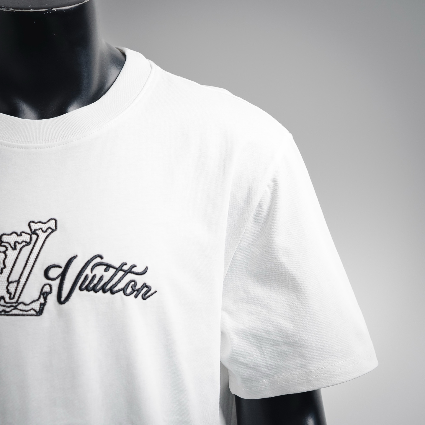 25ss Embroidered Logo Short Sleeve T-shirt