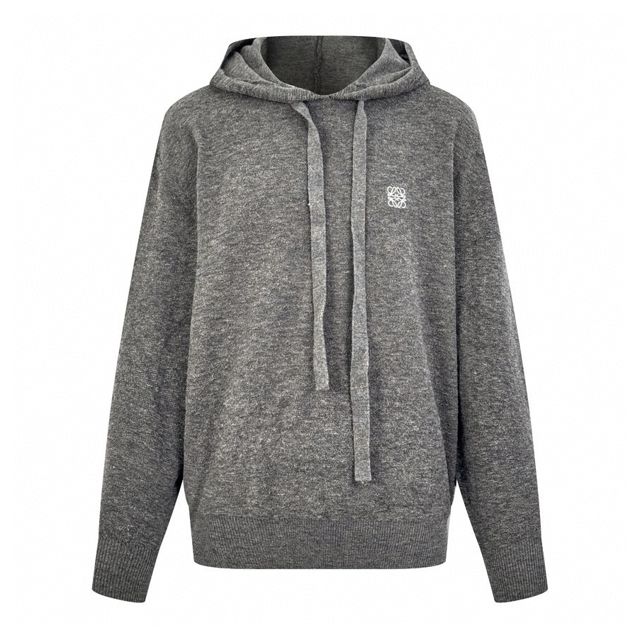 Embroidered Hooded Sweater