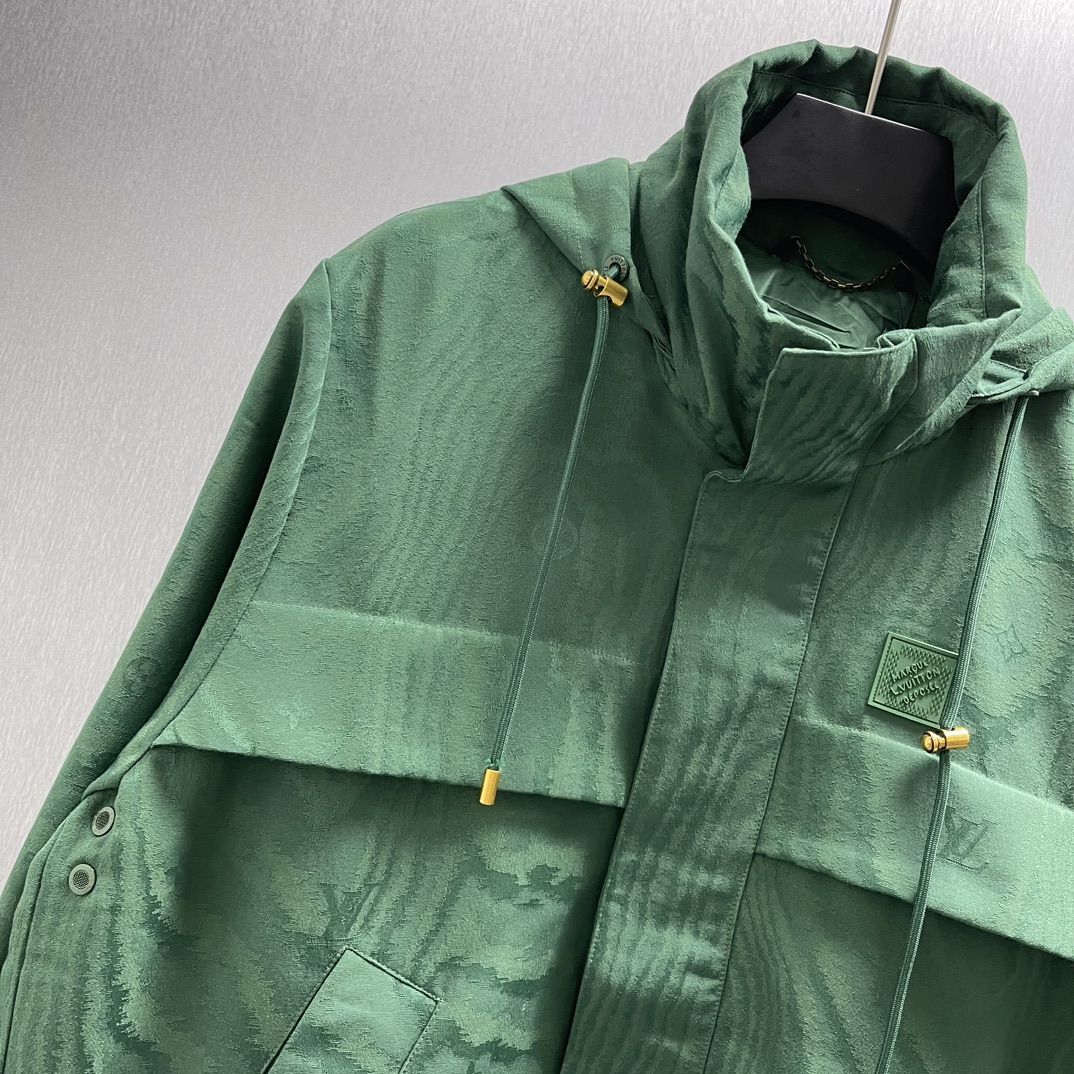 Tree Ring Jacquard Windproof Jacket