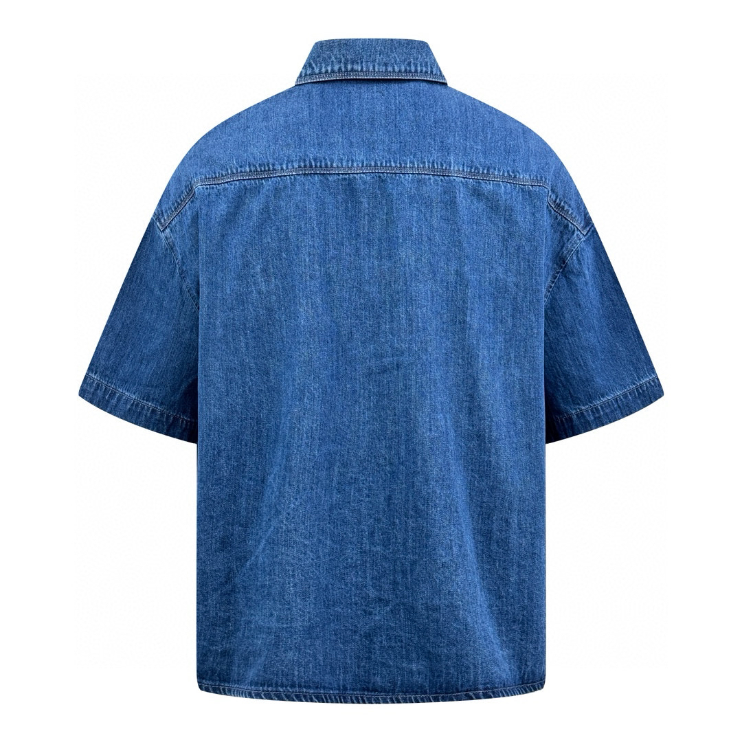 Pocket denim shirt