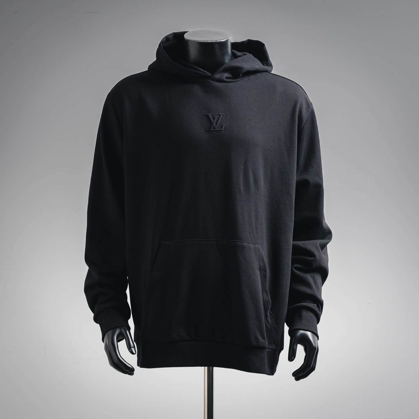 Embossed lettering hoodie