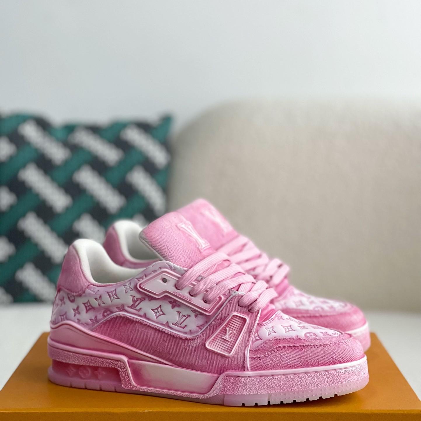 Pink TRAINER Basketball Sneakers