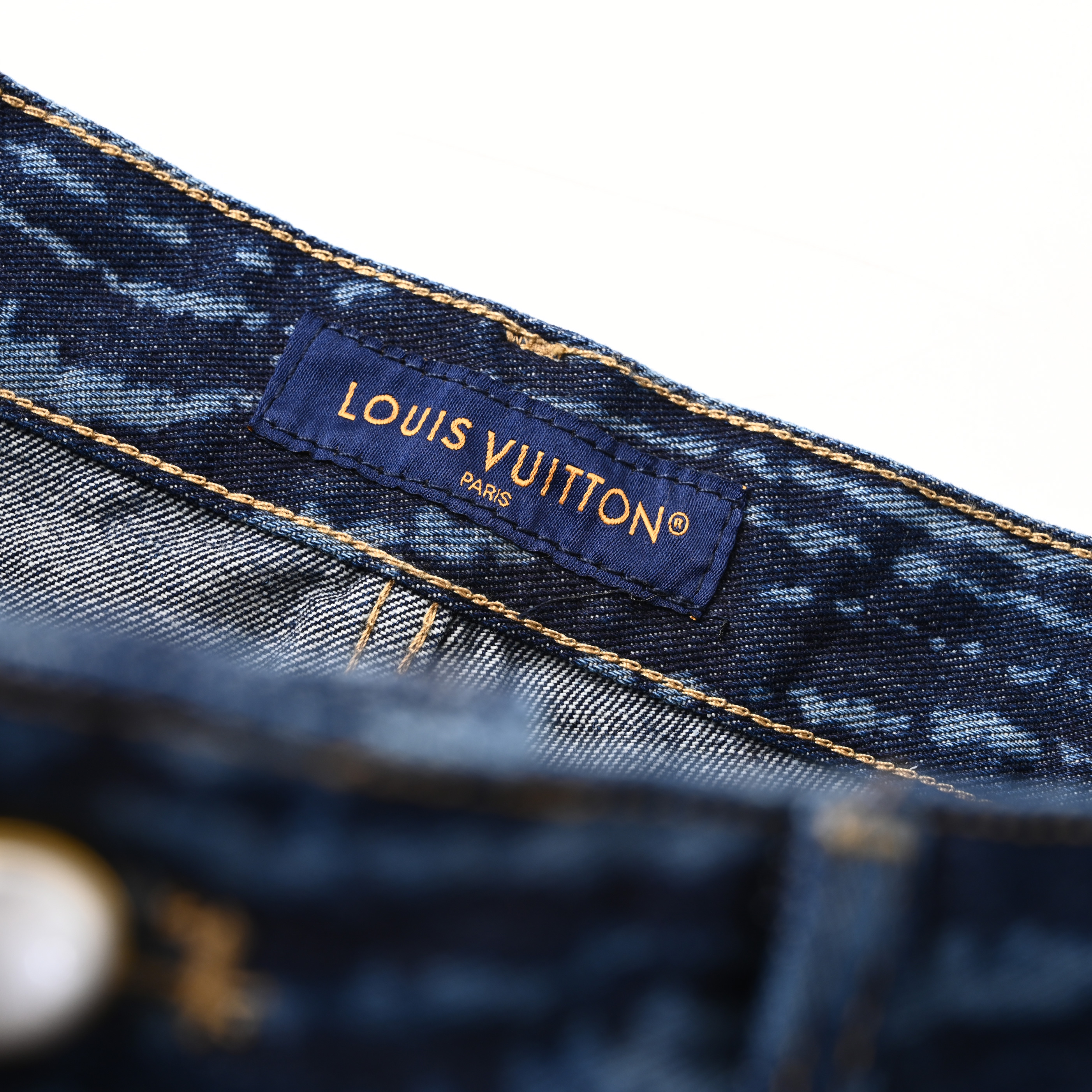 Lambo-Inspired Laser-Patterned Denim Shorts