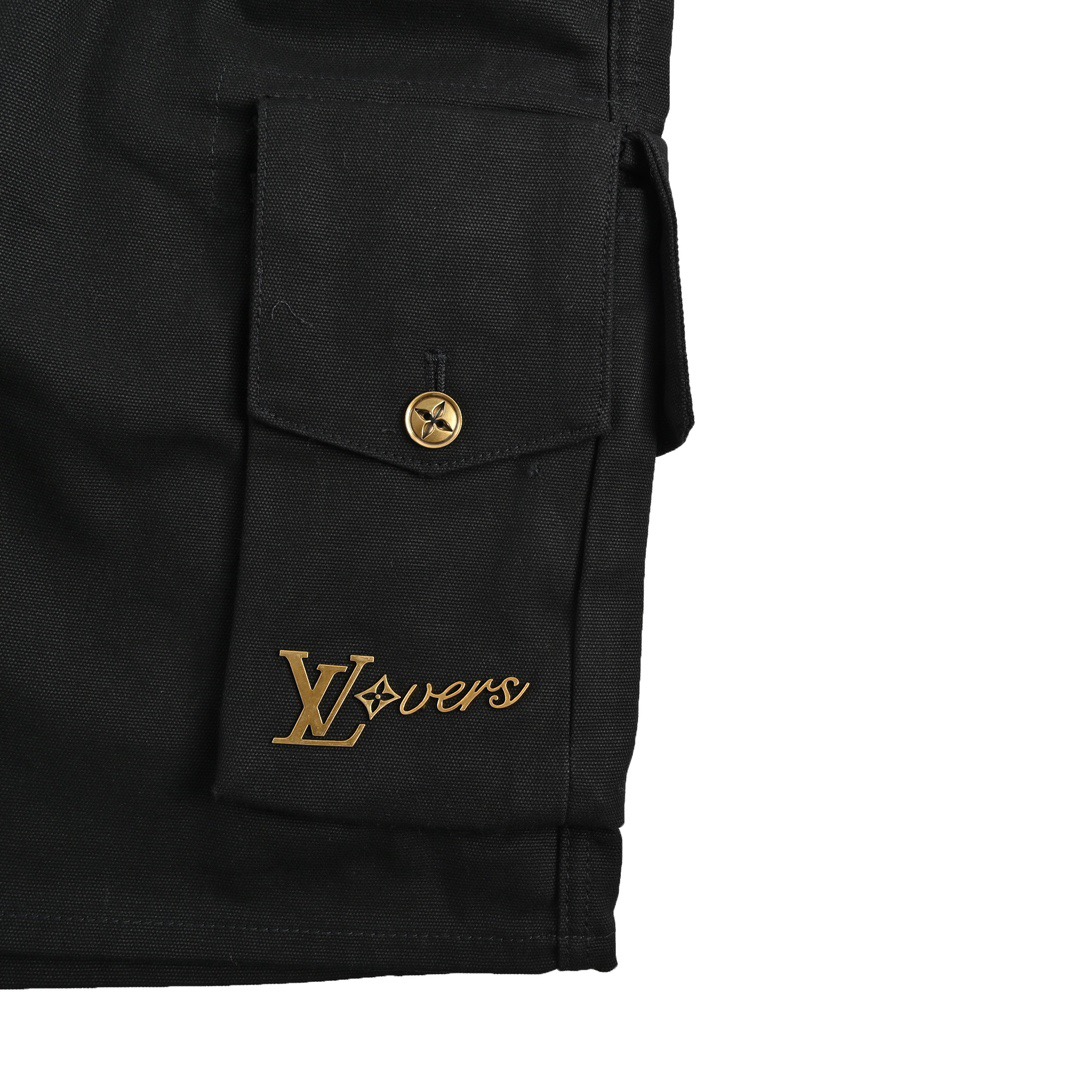 24SS Gold Label Double-Pocket Cargo Shorts