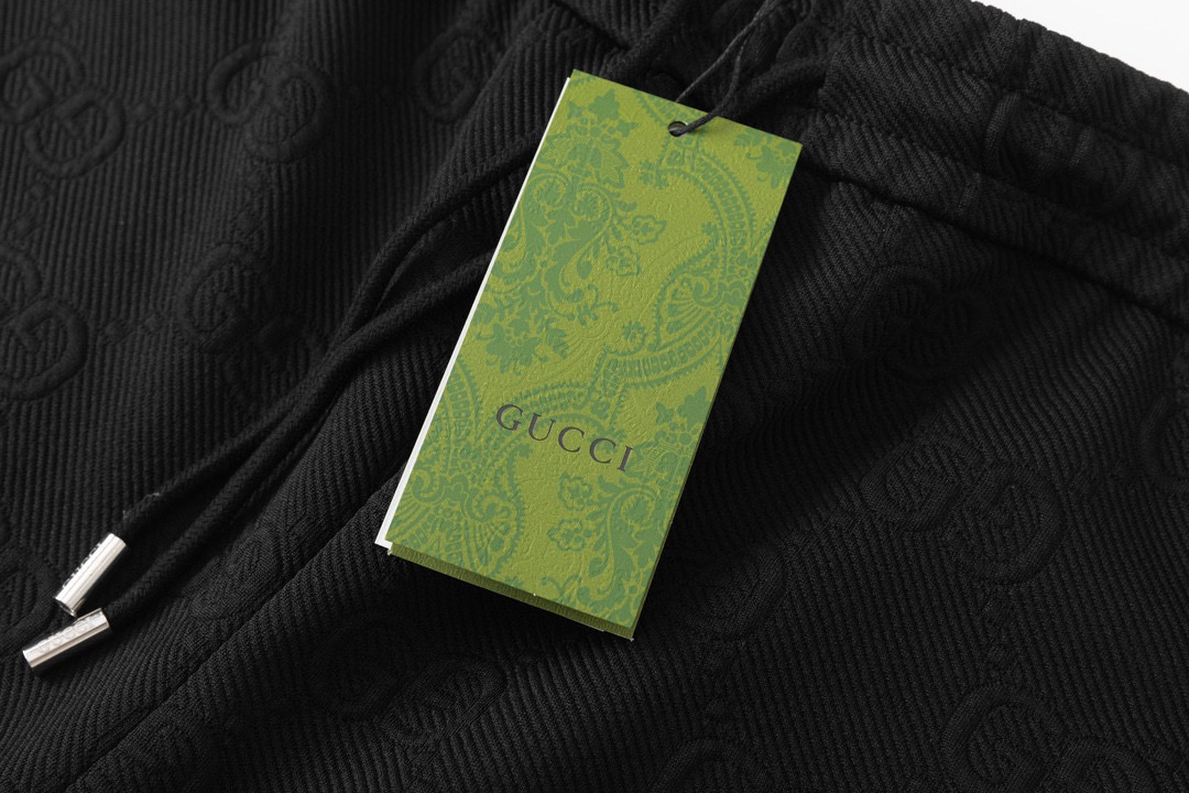 Double G Embroidery Side Stripe Shorts