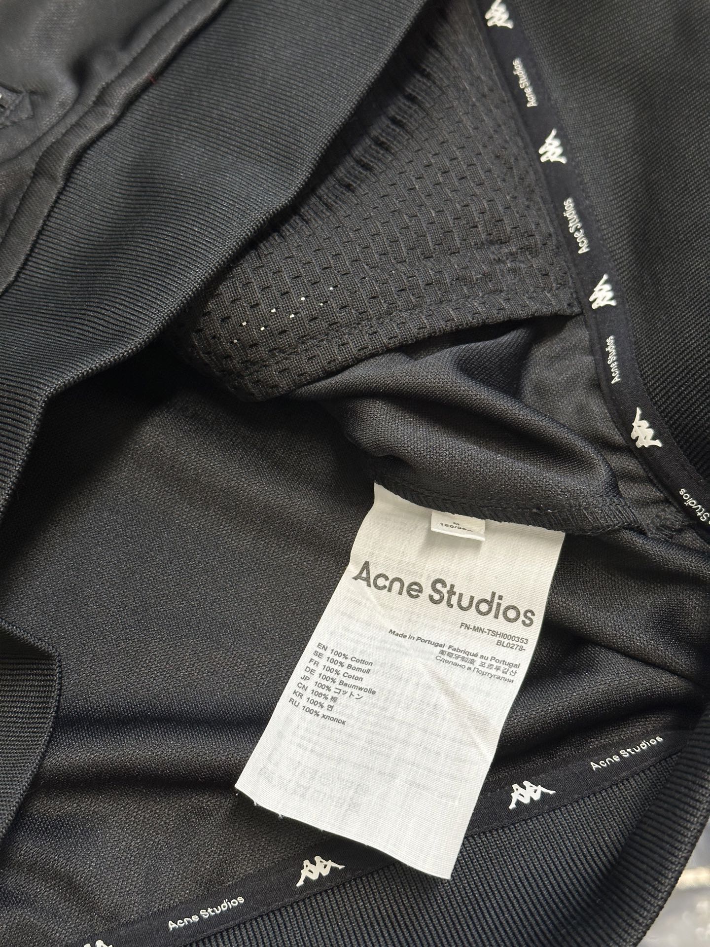 Acne X Kappa Logo Zip-up Tracksuit Jacket