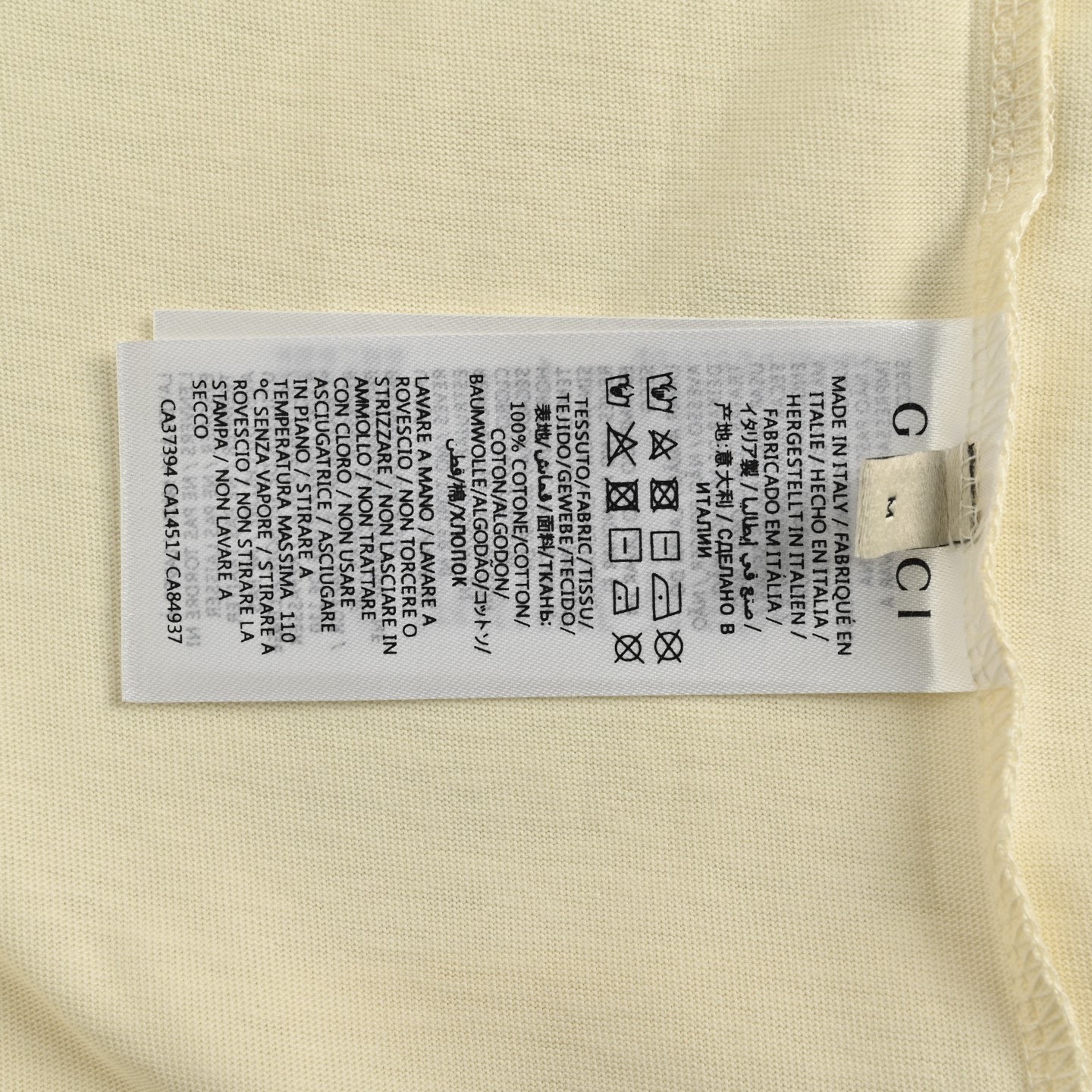 25SS Shadow Belt Logo T-Shirt