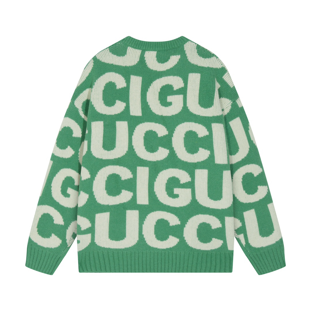 Gucci Letter Print Sweater