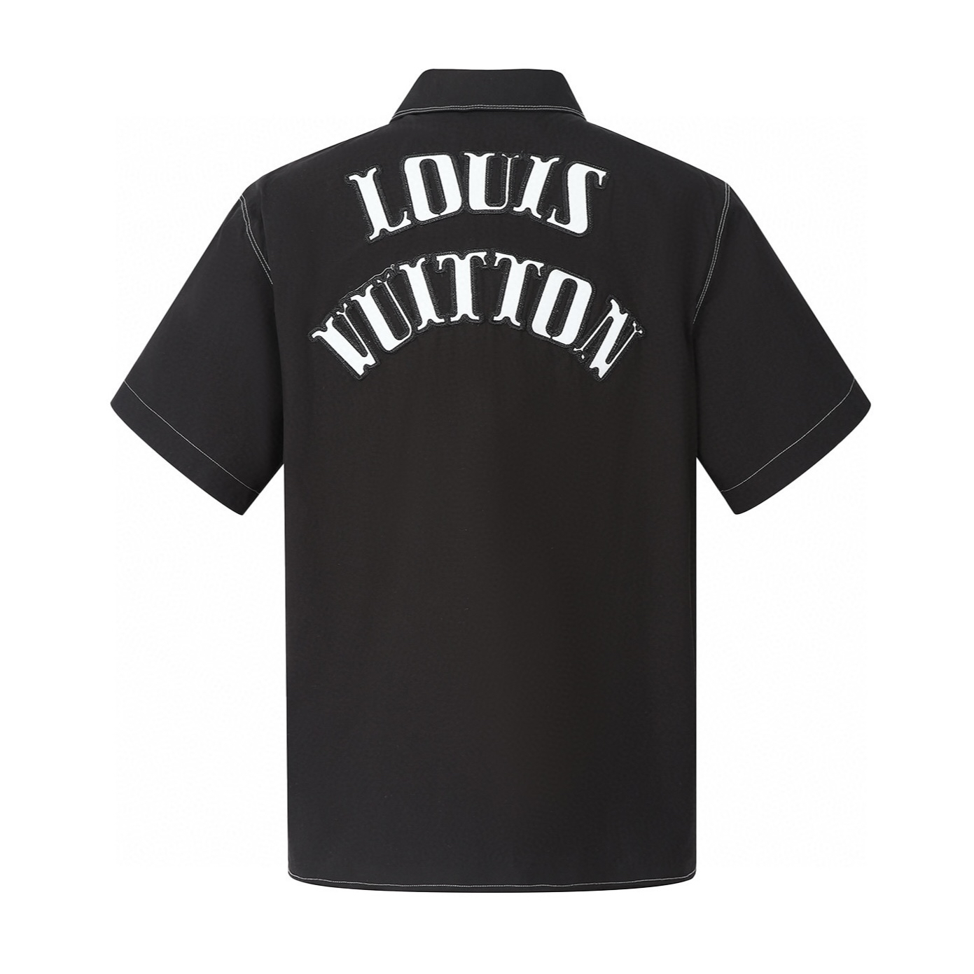 Letter embroidered shirt