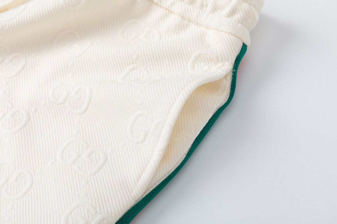 Double G Embroidery Side Stripe Shorts