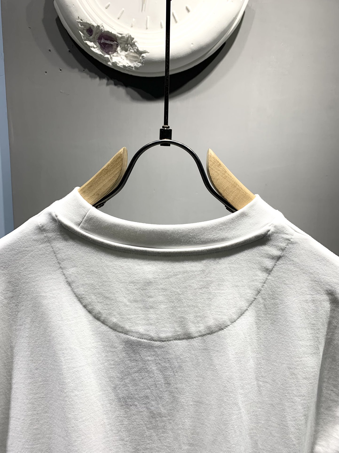 Black And White Knitted T-shirt