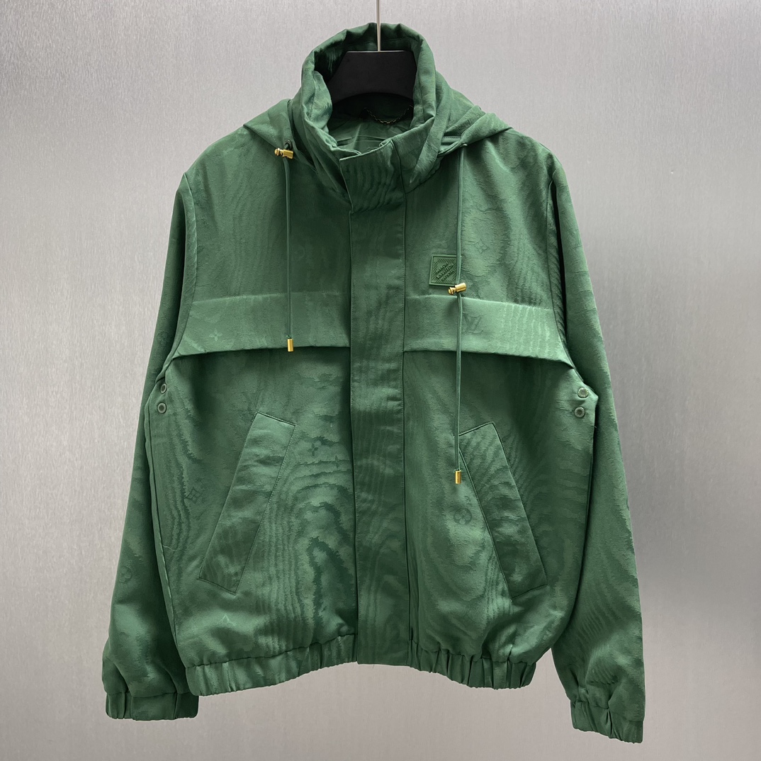 Tree Ring Jacquard Windproof Jacket