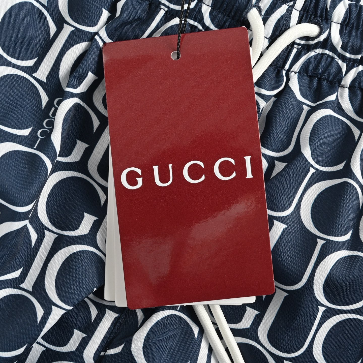 All-over barrage print shorts