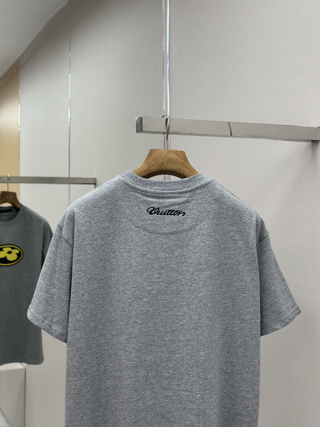 Yellow Small Floral Embroidered T-Shirt