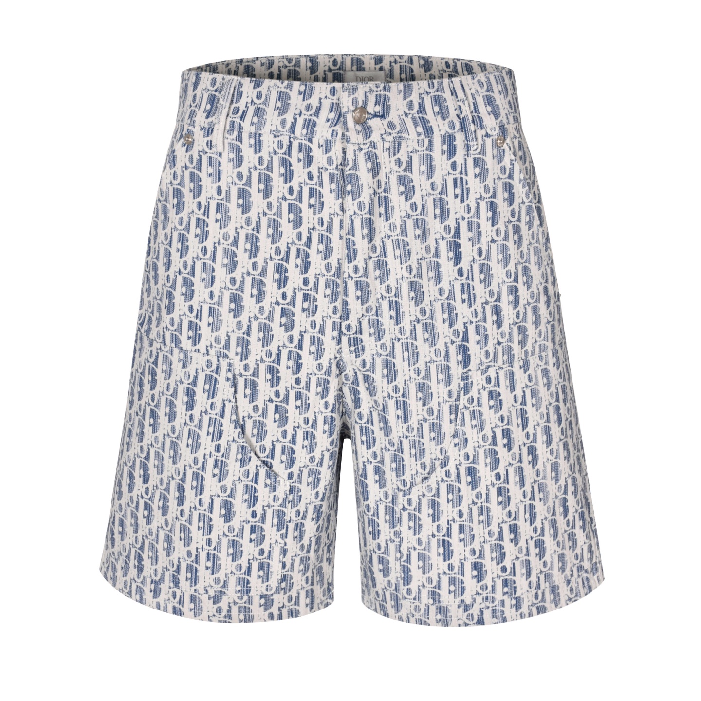 All-over Jacquard Denim Shorts
