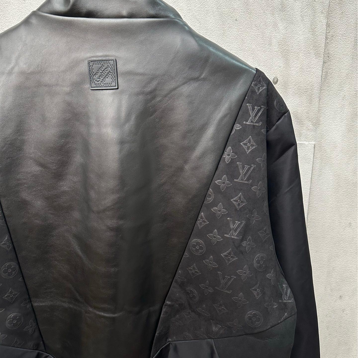 Dark embossed velvet jacket