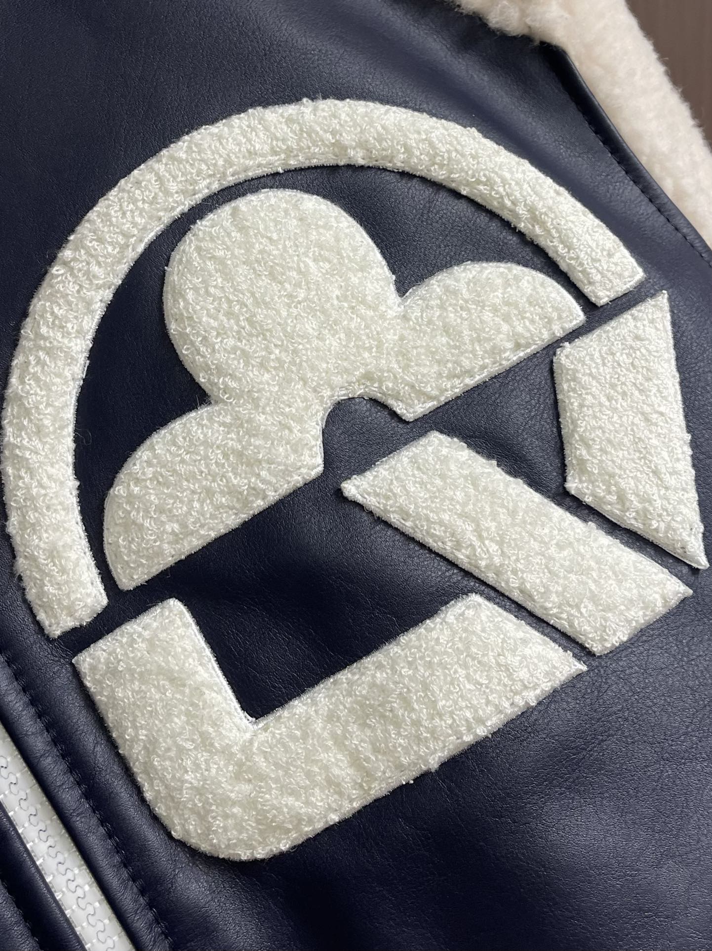 Cloud Panel Leather Jacket