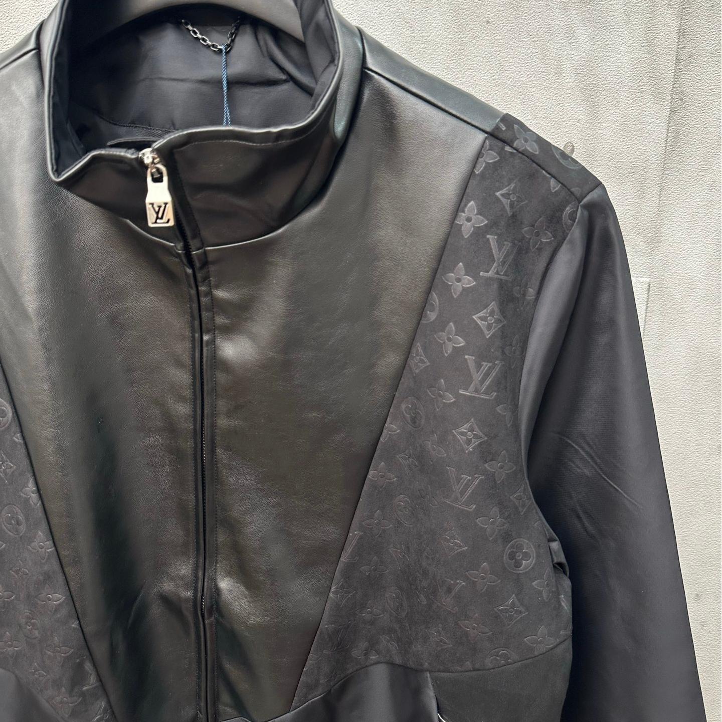 Dark embossed velvet jacket