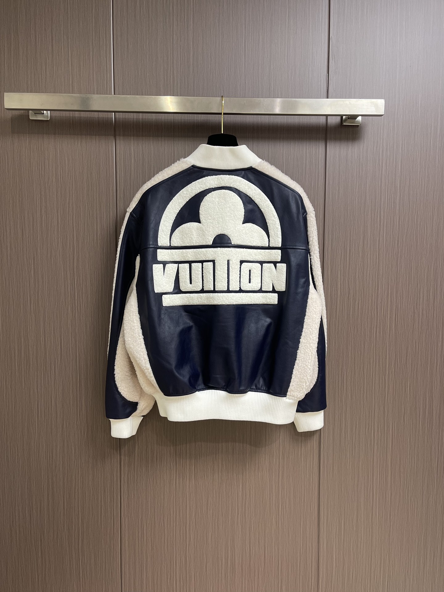 Cloud Panel Leather Jacket