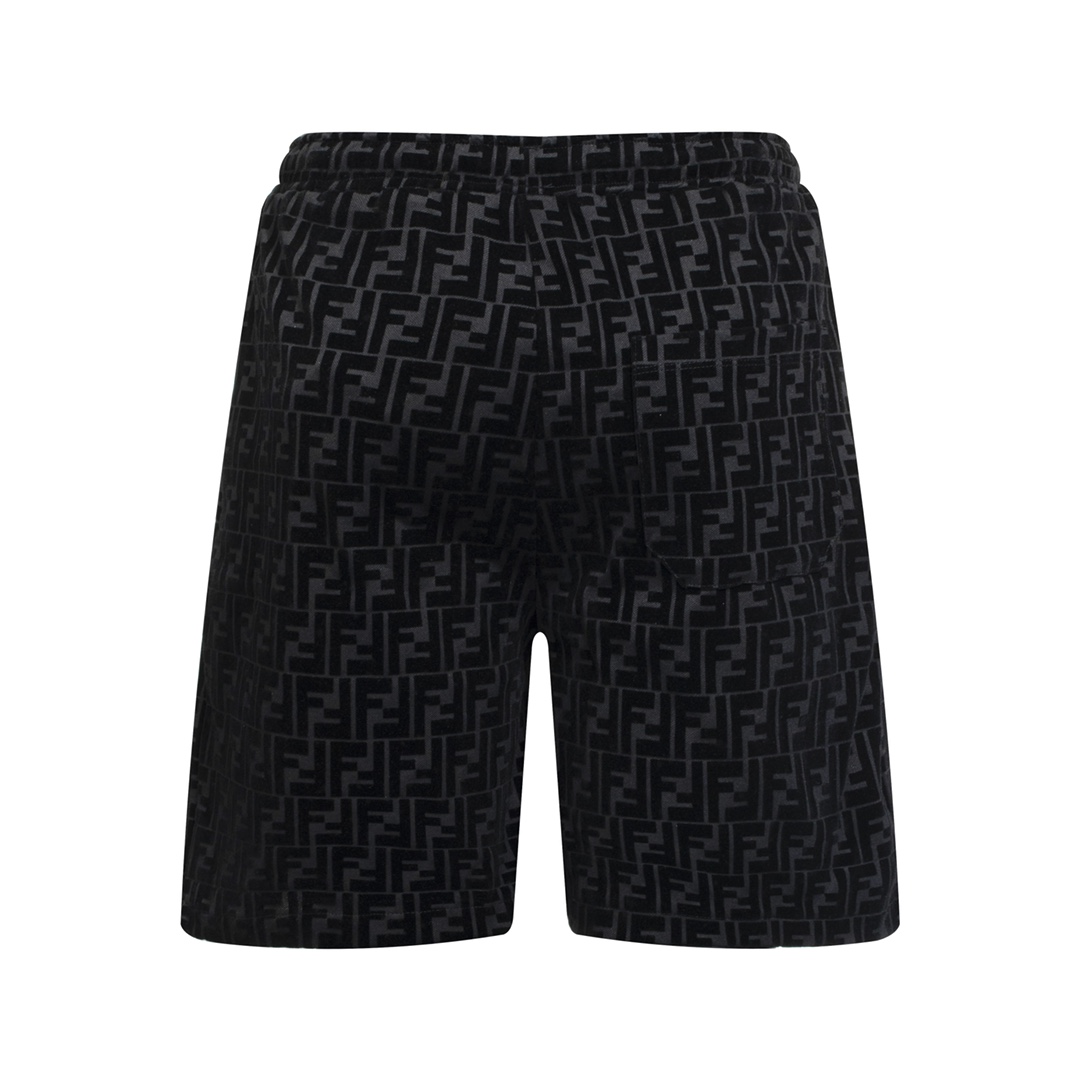 FF all-over flocked shorts