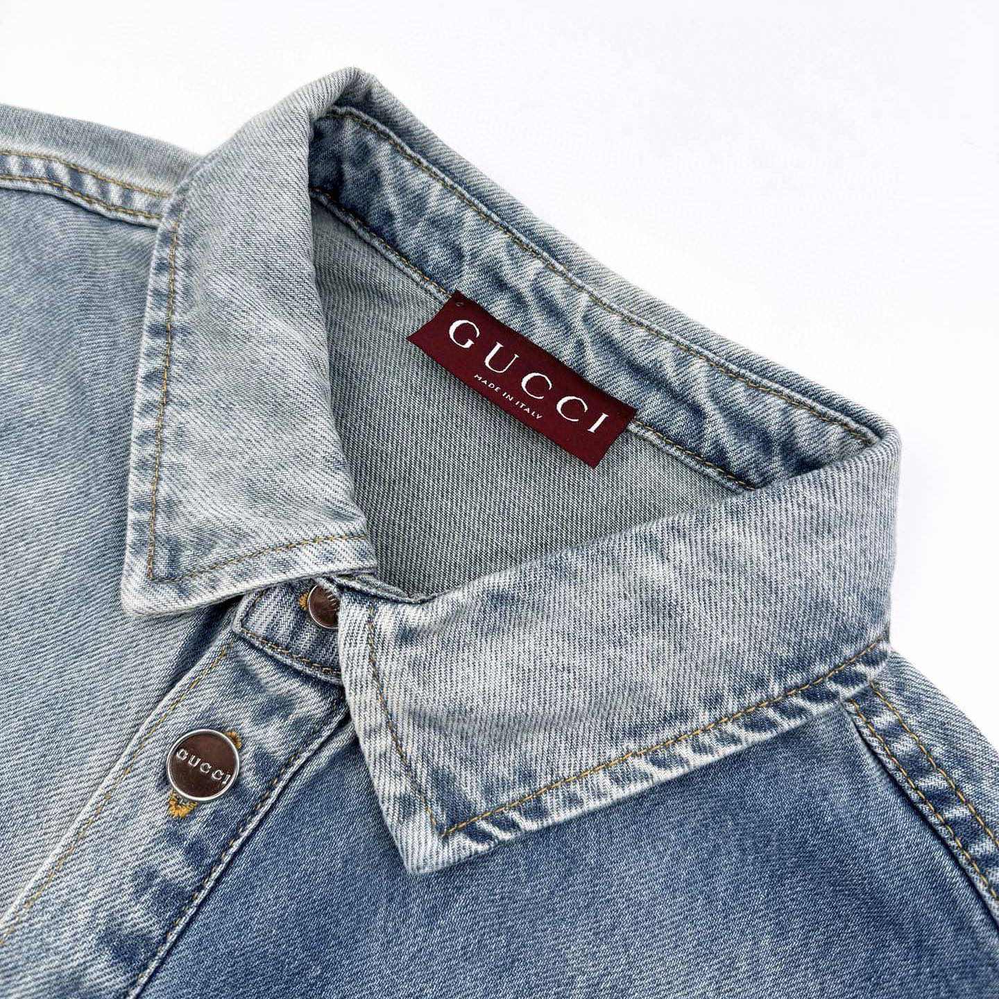 Pocket Embossed Denim Jacket