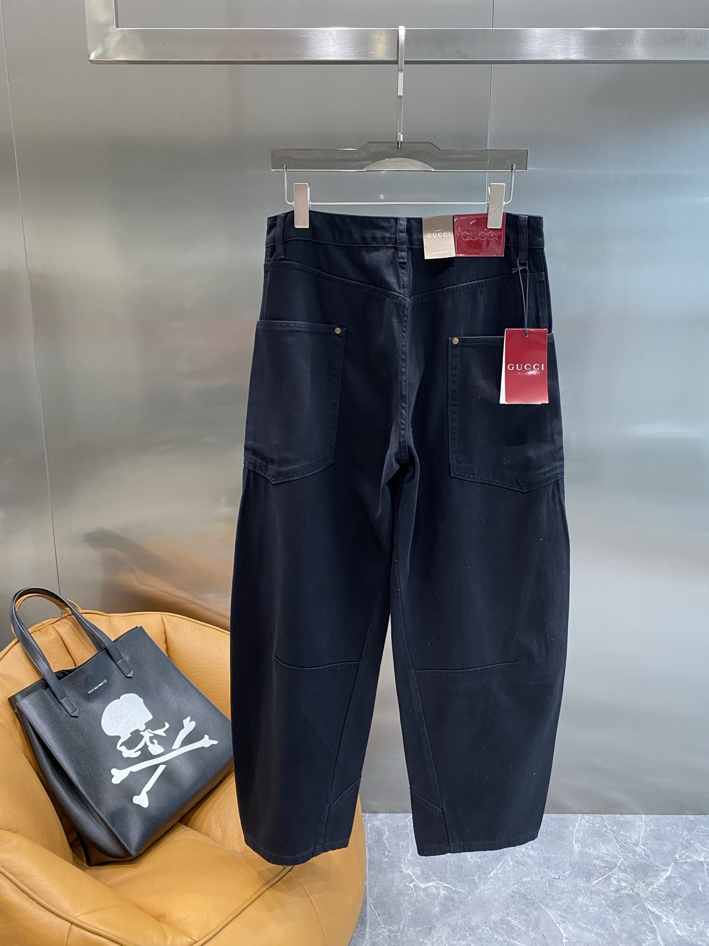 GG Black Denim Jeans