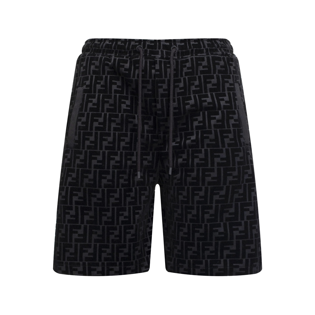 FF all-over flocked shorts