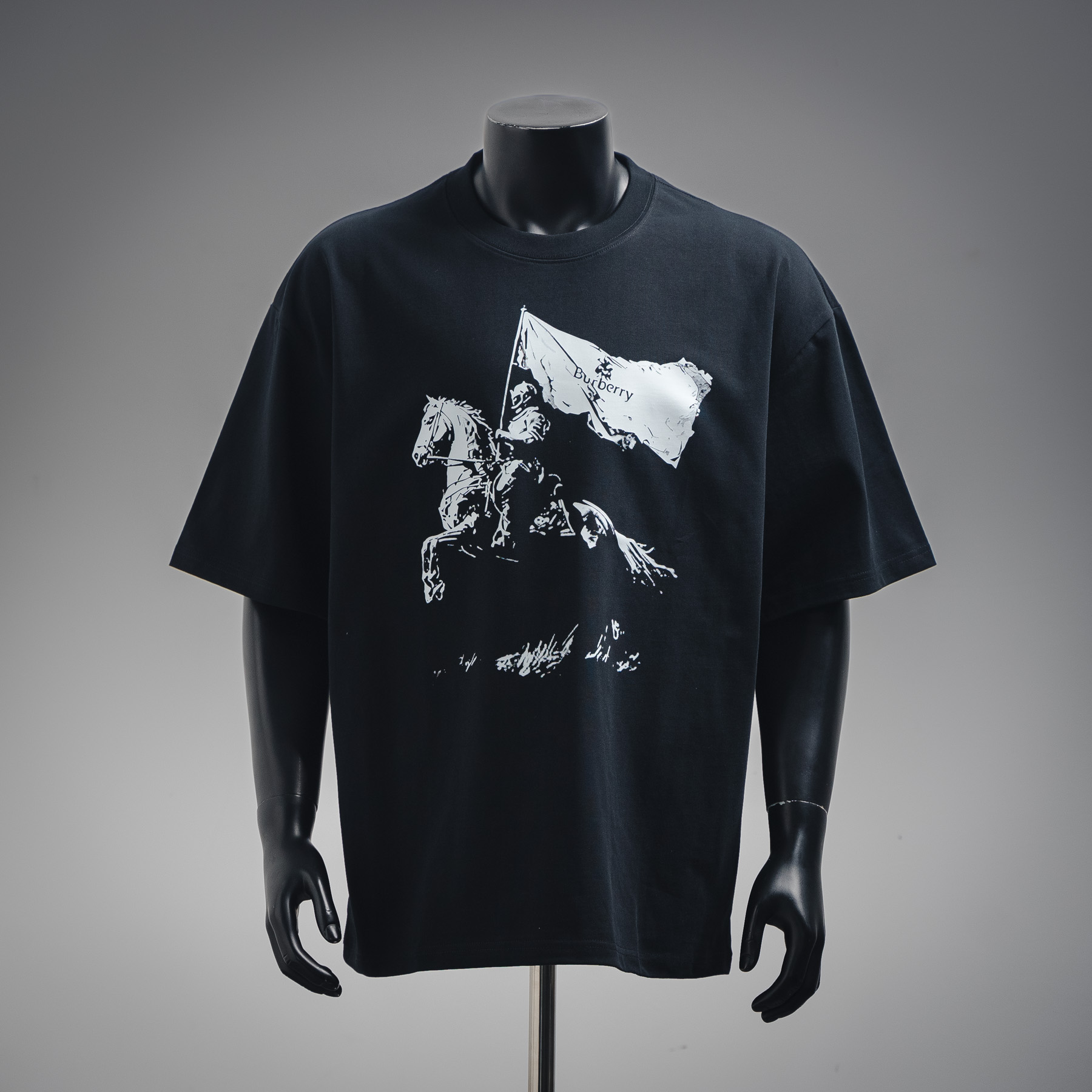 25SS Vintage War Horse Graphic T-Shirt
