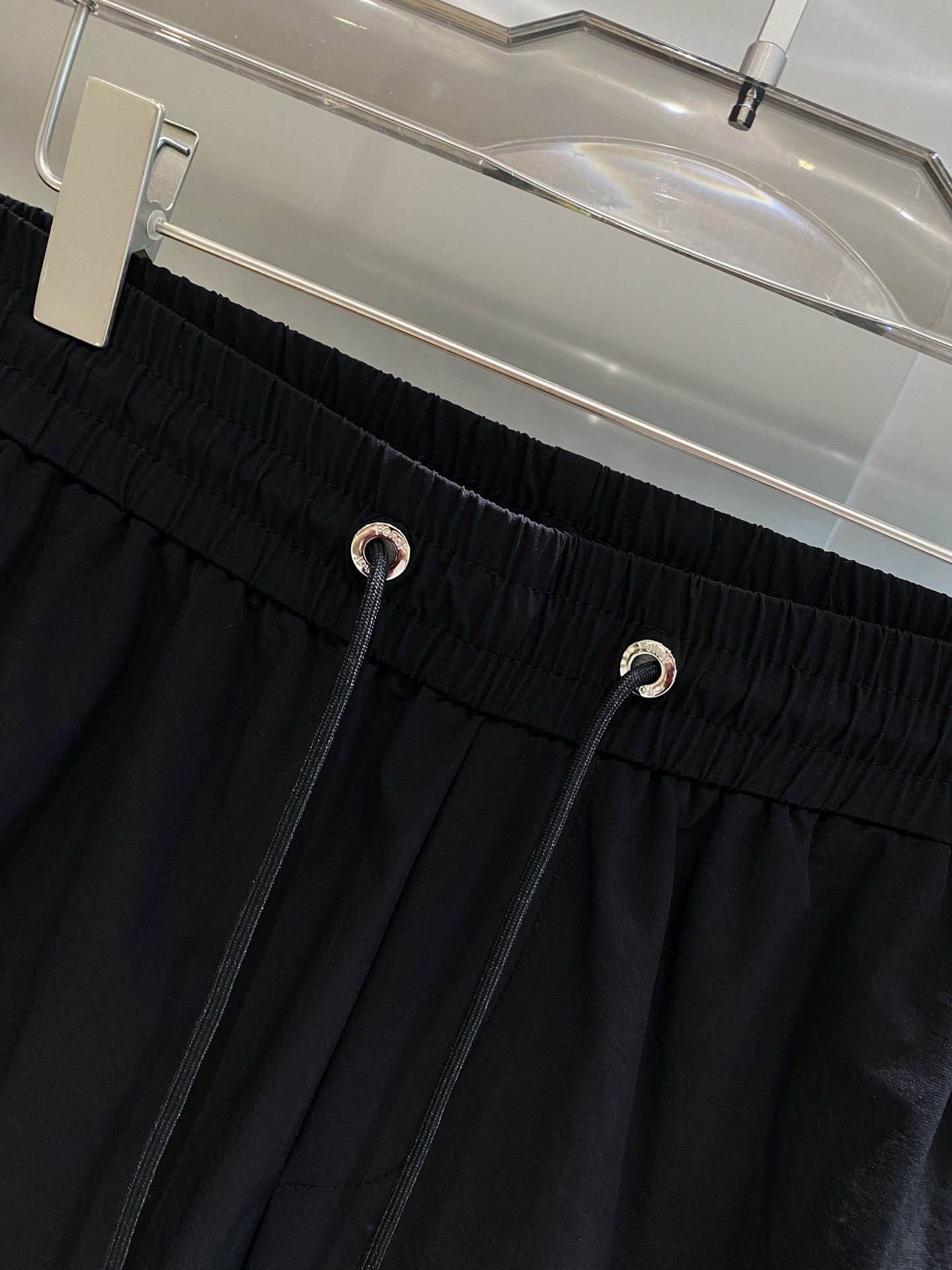 Black Side Printed Shorts