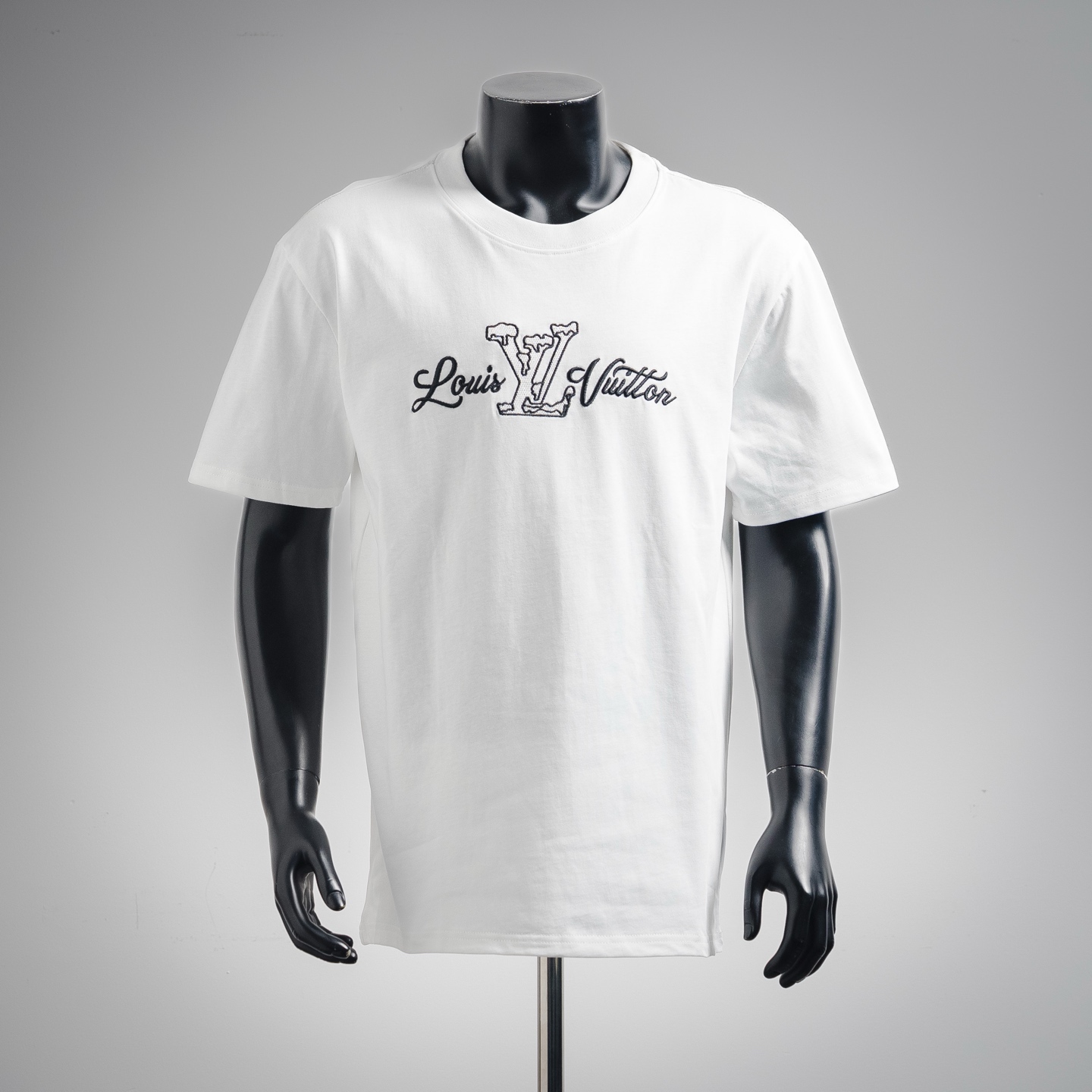 25ss Embroidered Logo Short Sleeve T-shirt