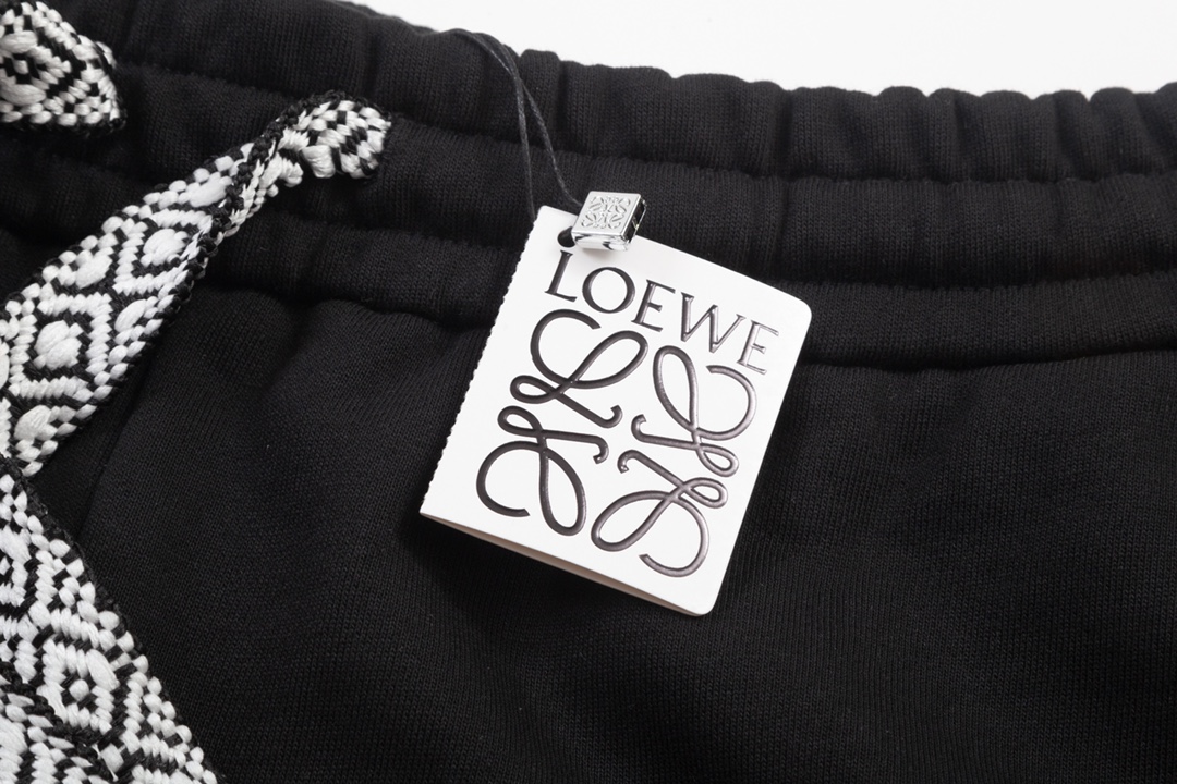 Webbing Splice Embroidered Shorts