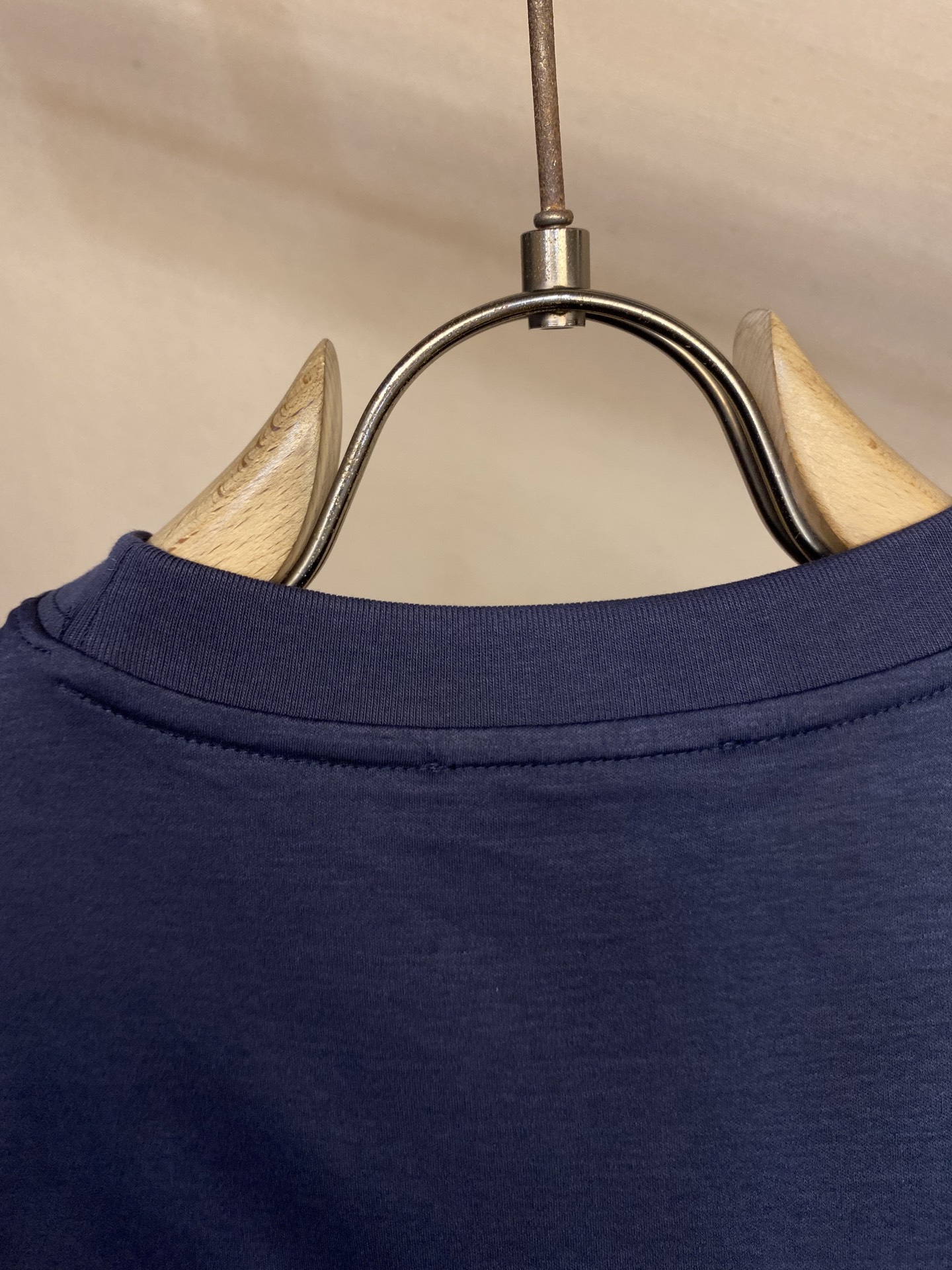 Mulberry Silk Embroidered Short-Sleeve T-Shirt