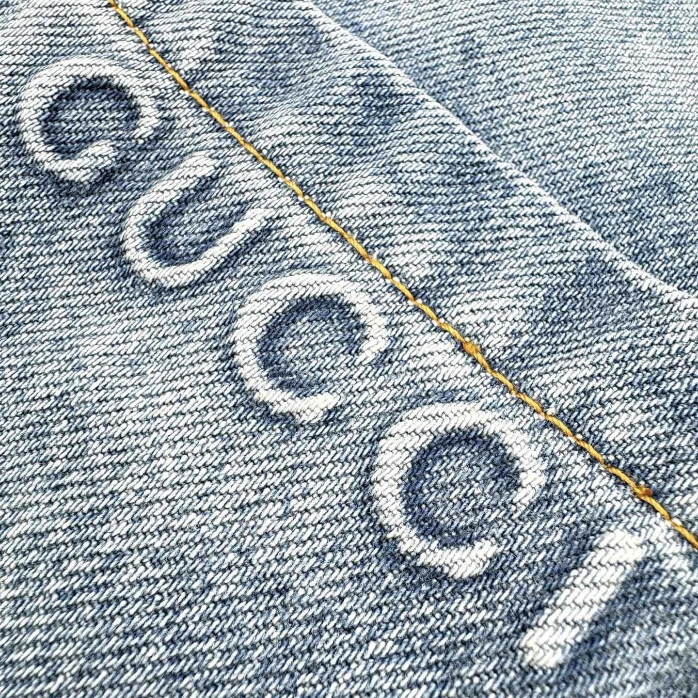 Pocket Embossed Denim Jacket