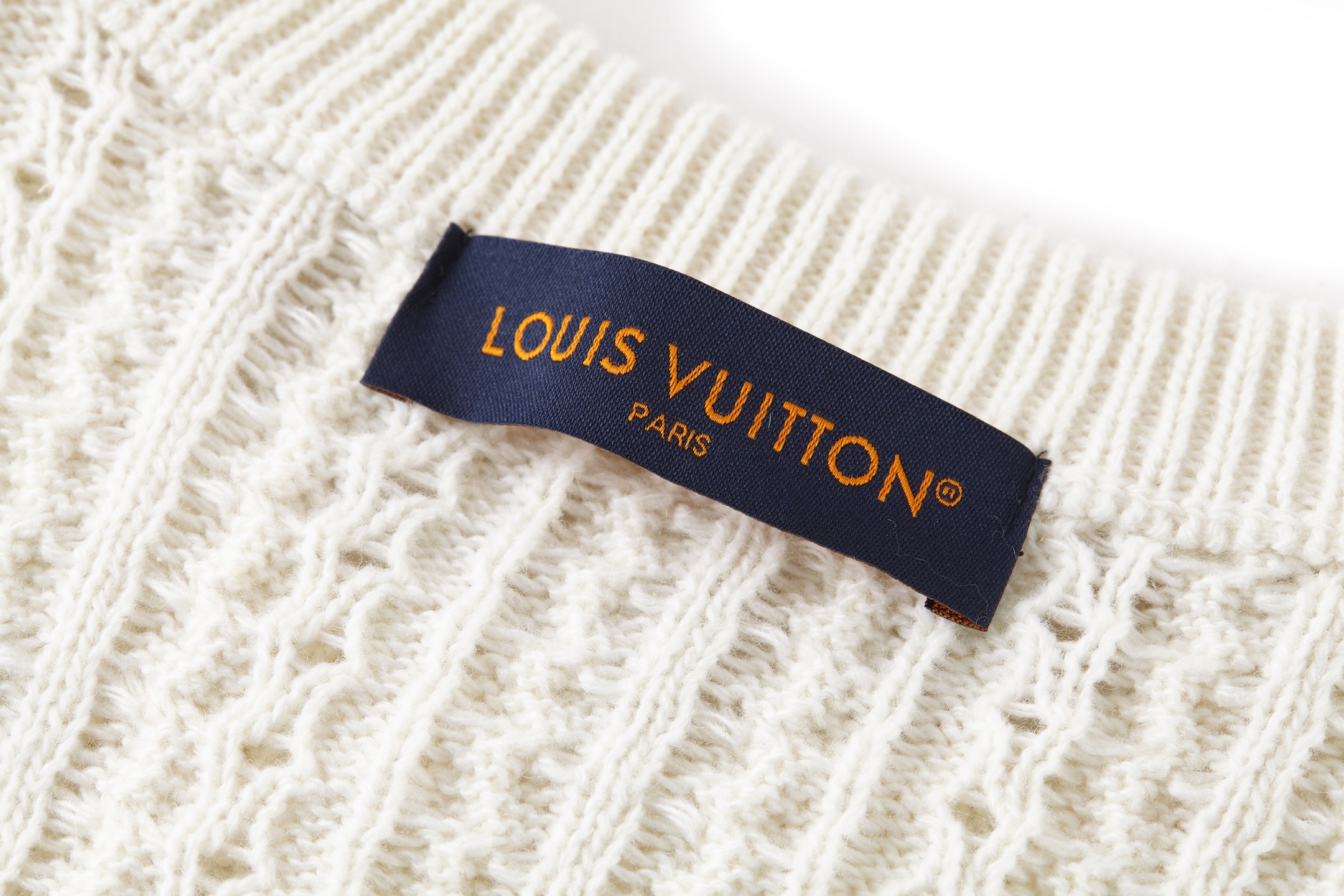 Cable Knit Logo Sweater