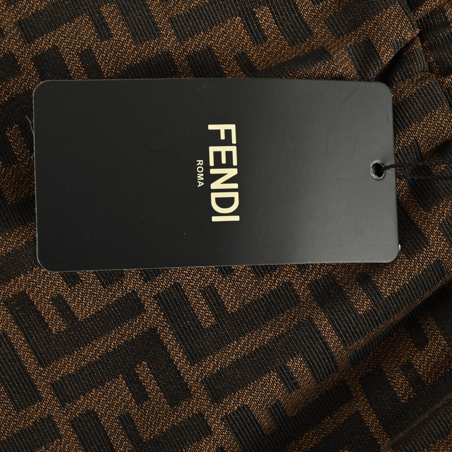 FF all-over jacquard eye embroidered shorts