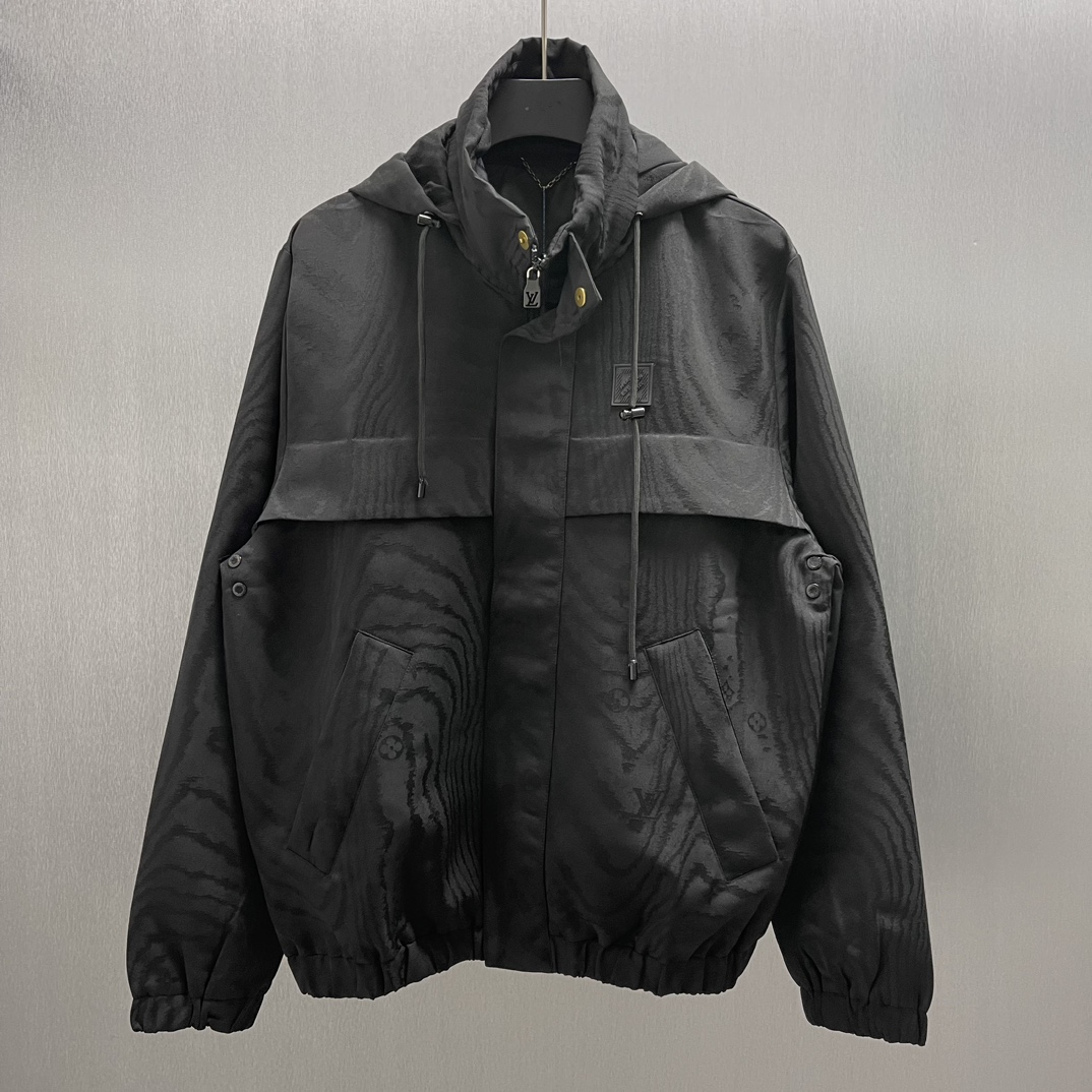 Tree Ring Jacquard Windproof Jacket